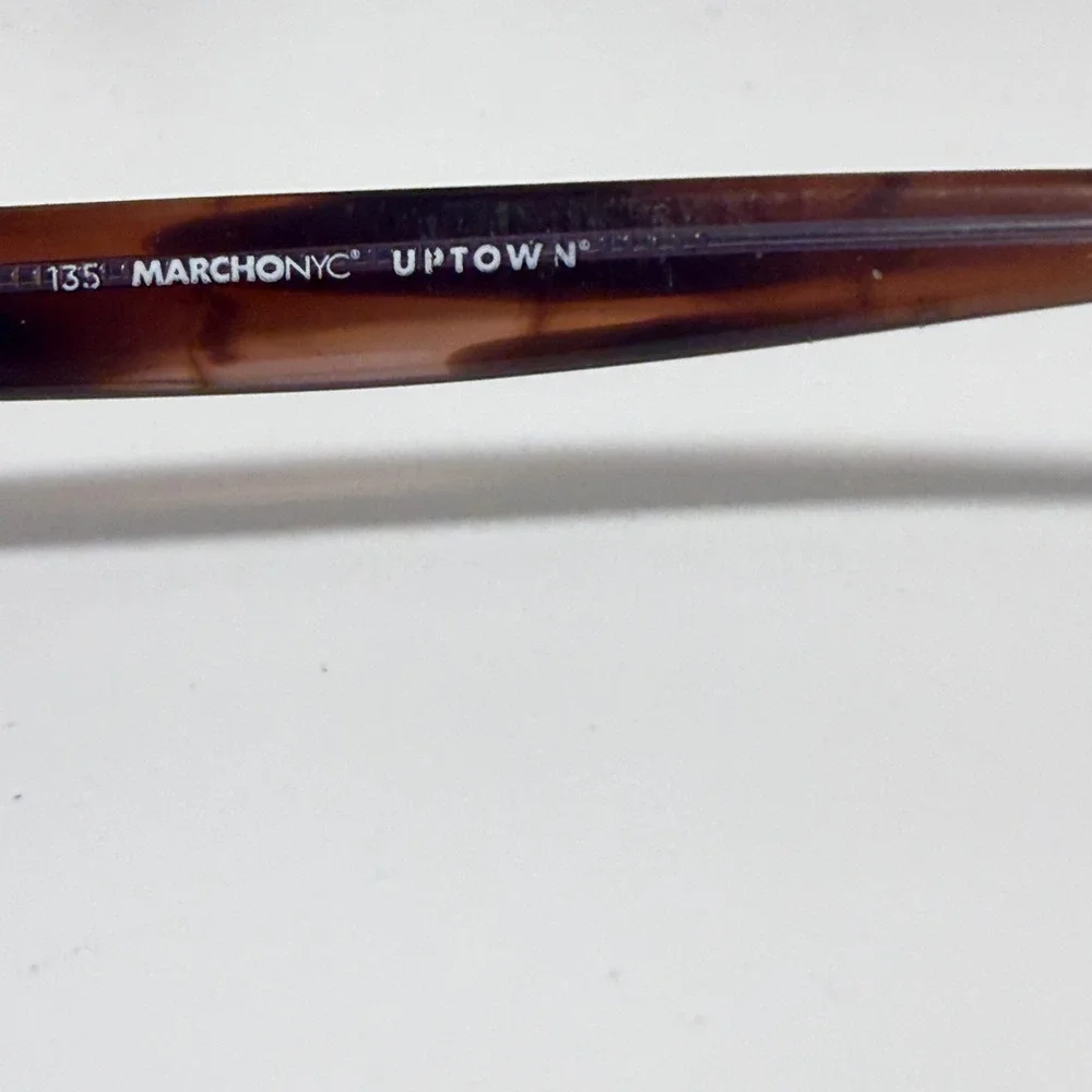 Marchon NYC Uptown Carnegie 210 Eyeglasses Purple‎ Tortoise 51-17-135 Frames